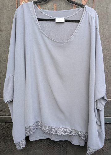 Luftiges blusenshirt top mit - luftiges,