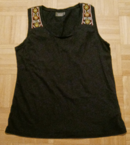 Yessica schwarzes top - schwarzes,