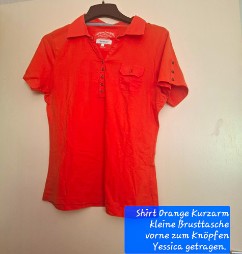 Yessica damen shirt orange - damen,